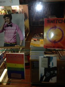 switch at the bookshelf